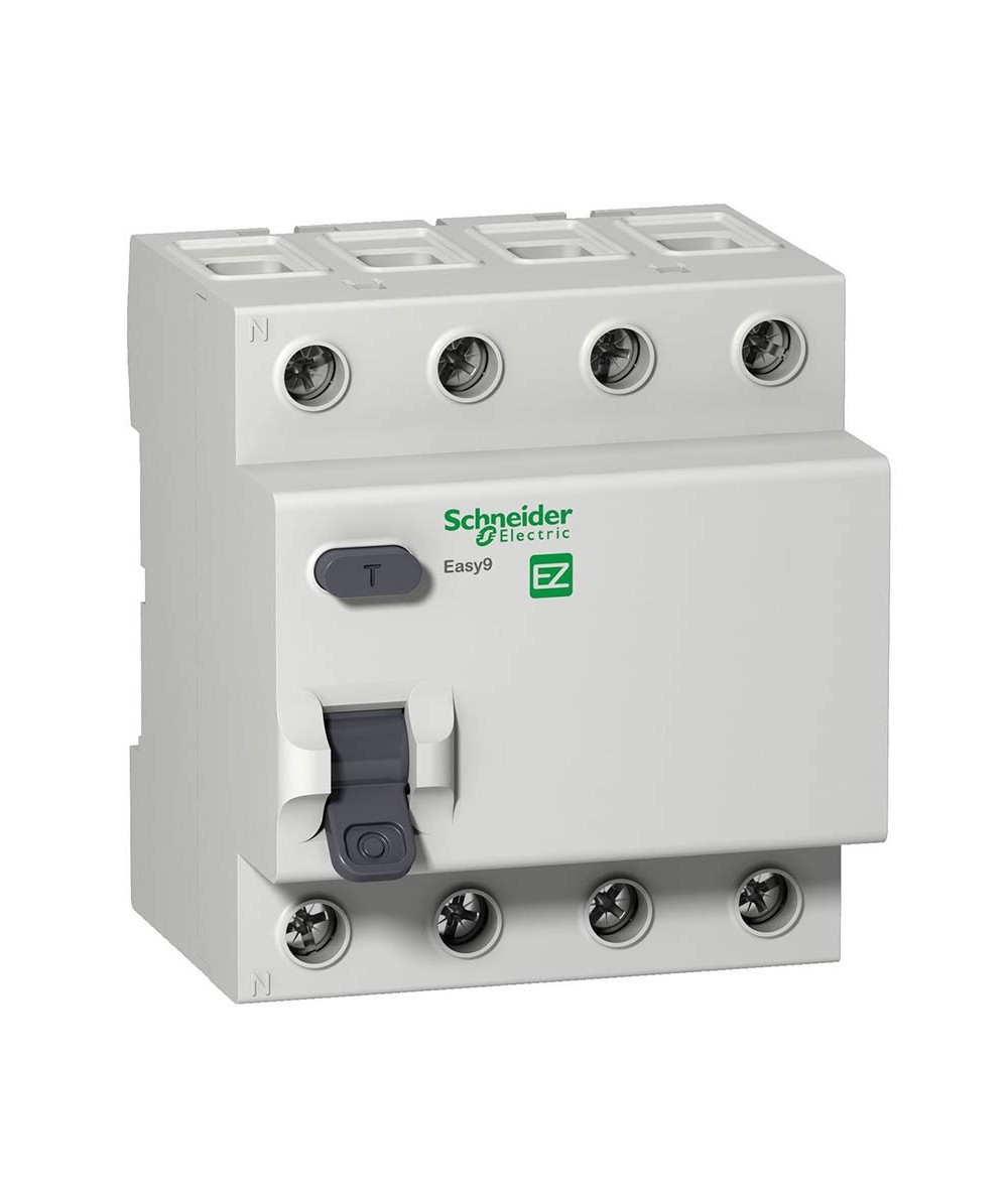 INTERRUPTOR DIFERENCIAL 4X63A 30MA, EASY9, SCHNEIDER ELECTRIC