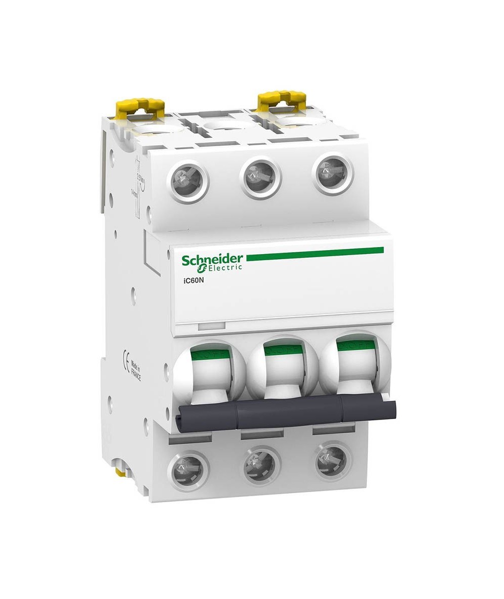 INTERRUPTOR TERMOMAGNETICO 3X2A ACTI9 IC60N SCHNEIDER ELECTRIC